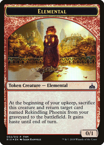 City's Blessing // Elemental Double-Sided Token [Friday Night Magic 2018] - 0
