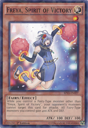 Freya, espíritu de la victoria [BP03-EN027] Shatterfoil Raro 
