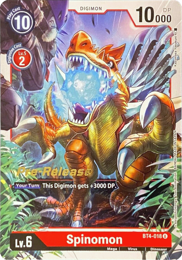 Spinomon [BT4-018] [Promociones previas al lanzamiento de Great Legend] 