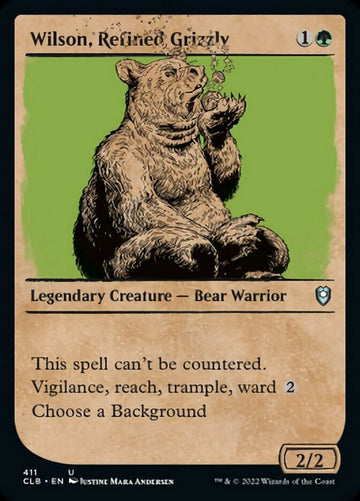 Wilson, Grizzly refinado (Escaparate) [Commander Legends: Battle for Baldur's Gate] 