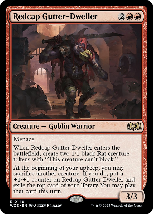Habitante de las alcantarillas de gorra roja [Terrenos de Eldraine] 