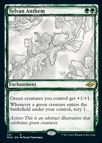 Sylvan Anthem (Sketch) [Modern Horizons 2] - 0