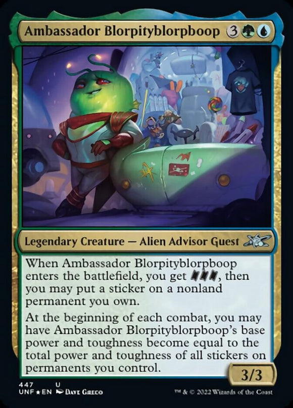 Embajador Blorpityblorpboop (Galaxy Foil) [Unfinity] 