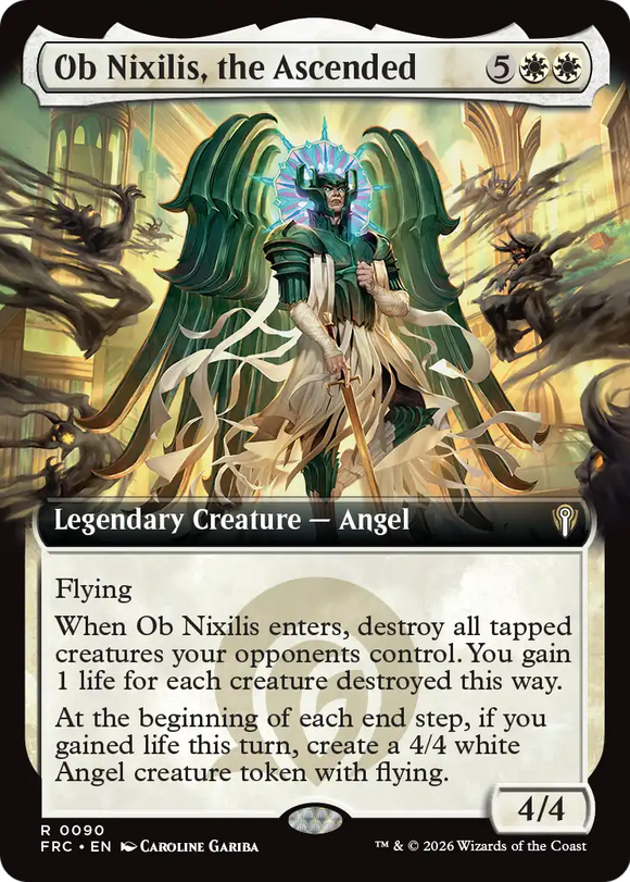 Ob Nixilis, the Ascended (Extended Art) [Reality Fracture Commander]