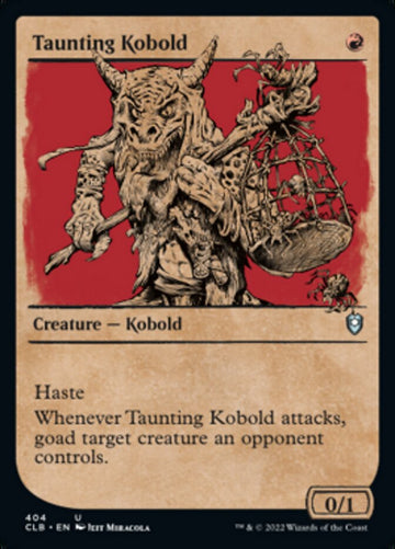 Kobold burlón (escaparate) [Commander Legends: Battle for Baldur's Gate] 