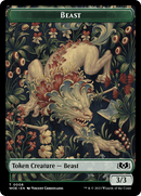 Beast // Food (0010) Double-Sided Token [Wilds of Eldraine Tokens]-1