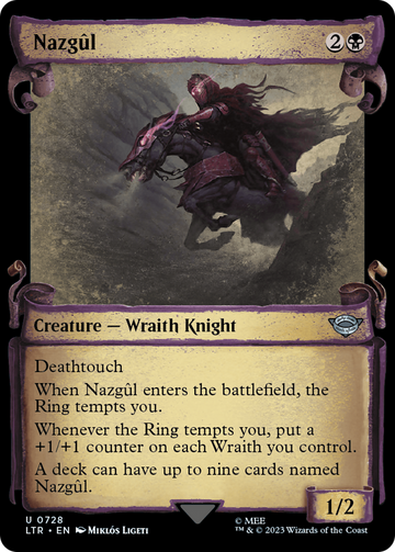 Nazgul (0728) [Pergaminos de presentación de El Señor de los Anillos: Cuentos de la Tierra Media] 