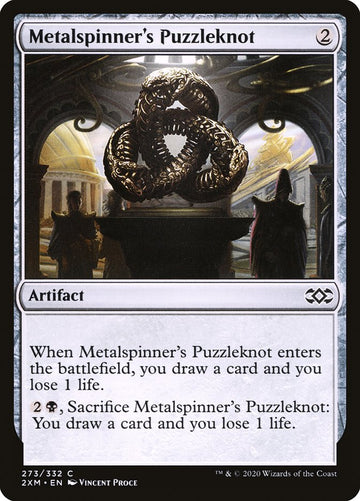 Nudo de rompecabezas del hilandero de metales [Double Masters] 