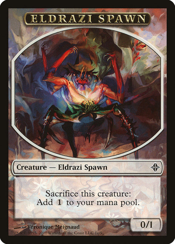 Ficha de engendro de Eldrazi (1c/5) [Fichas de Ascenso de los Eldrazi] 