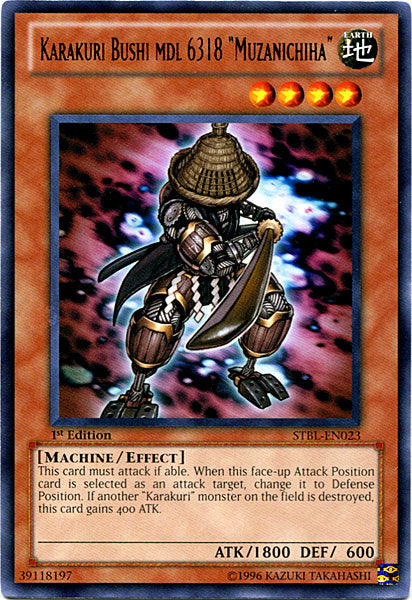 Karakuri Bushi mdl 6318 Muzanichiha [STBL-EN023] Raro 