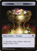 Treasure // Clue Double-Sided Token [Pioneer Challenger Decks 2022]-1