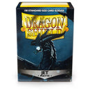 Dragon Shield: Standard 100ct Sleeves - Jet (Matte)-1