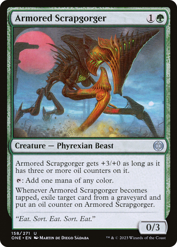Devorador de chatarra blindado [Phyrexia: Todos serán uno] 