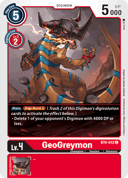 GeoGreymon [BT4-012] [Gran Leyenda] 