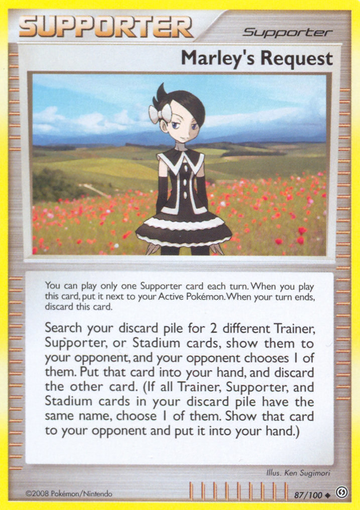 La petición de Marley (87/100) [Diamante y Perla: Stormfront] 