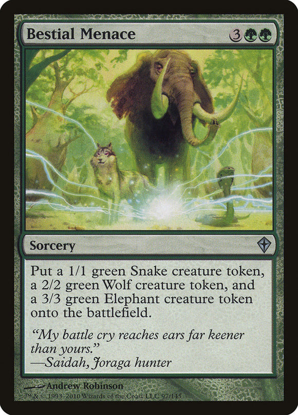 Amenaza bestial [Worldwake] 
