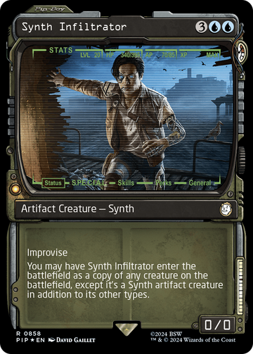Infiltrador de sintetizador (escaparate) (referencia de Surge) [Fallout] 