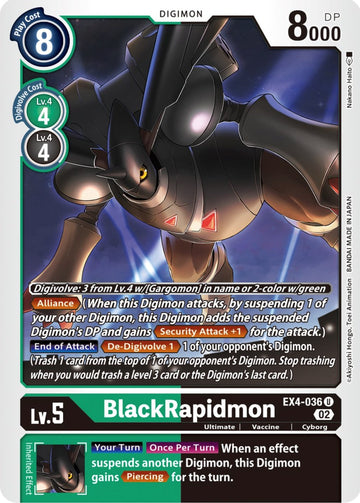 BlackRapidmon [EX4-036] [Potenciador de ser alternativo] 