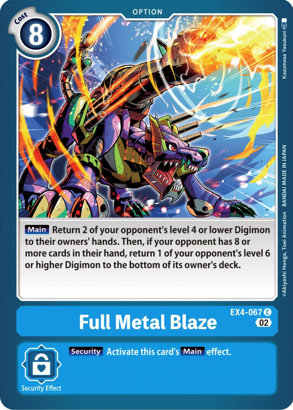 Full Metal Blaze [EX4-067] [Potenciador de ser alternativo] 