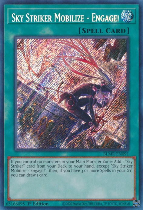 Sky Striker Movilizarse - ¡Participar! [BLMR-EN091] Secreto Raro 