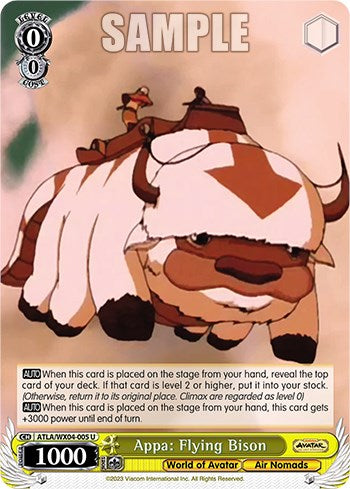 Appa: Bisonte volador [Avatar: La leyenda de Aang] 