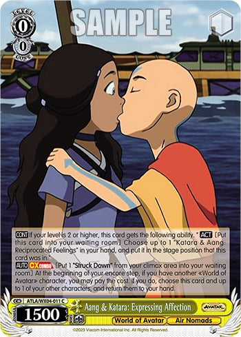 Aang y Katara: Expresando afecto [Avatar: La leyenda de Aang] 