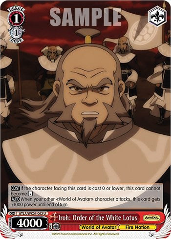 Iroh: Order of the White Lotus [Avatar: The Last Airbender] | Red Fox ...