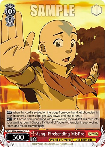 Aang: Fallo en el control del fuego [Avatar: La leyenda de Aang]