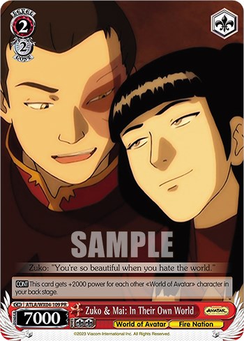 Zuko y Mai: En su propio mundo [Avatar: La leyenda de Aang] 