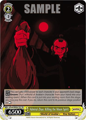 Almirante Zhao: Matando al espíritu lunar [Avatar: La leyenda de Aang] 