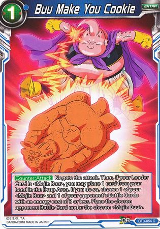 Buu te hace una galleta (BT3-054) [Mundos cruzados] 