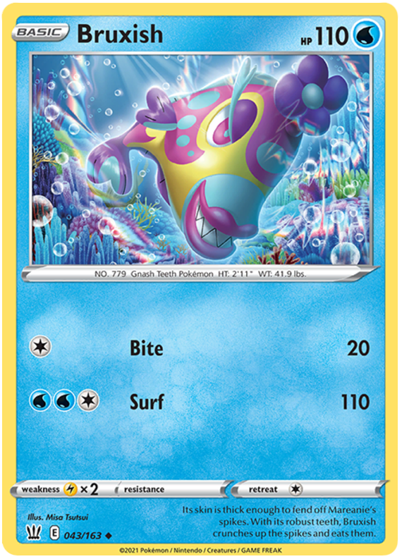 Bruxish (043/163) [Espada y escudo: estilos de batalla] 