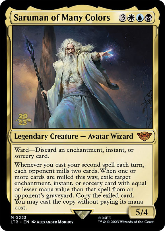 Saruman de muchos colores [Promociones previas al lanzamiento de El Señor de los Anillos: Cuentos de la Tierra Media] 