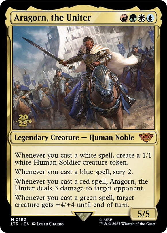 Aragorn, el Unificador [Promociones previas al lanzamiento de El Señor de los Anillos: Cuentos de la Tierra Media] 