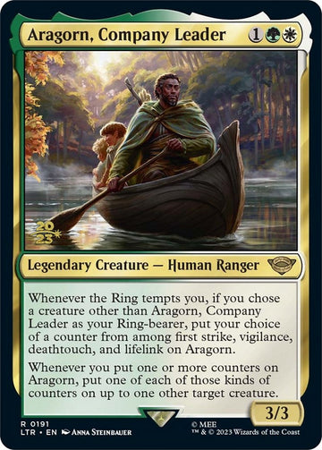 Aragorn, líder de la compañía [Promociones previas al lanzamiento de El Señor de los Anillos: Cuentos de la Tierra Media] 