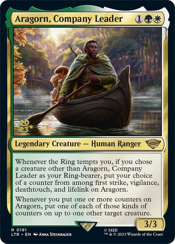 Aragorn, líder de la compañía [Promociones previas al lanzamiento de El Señor de los Anillos: Cuentos de la Tierra Media] 