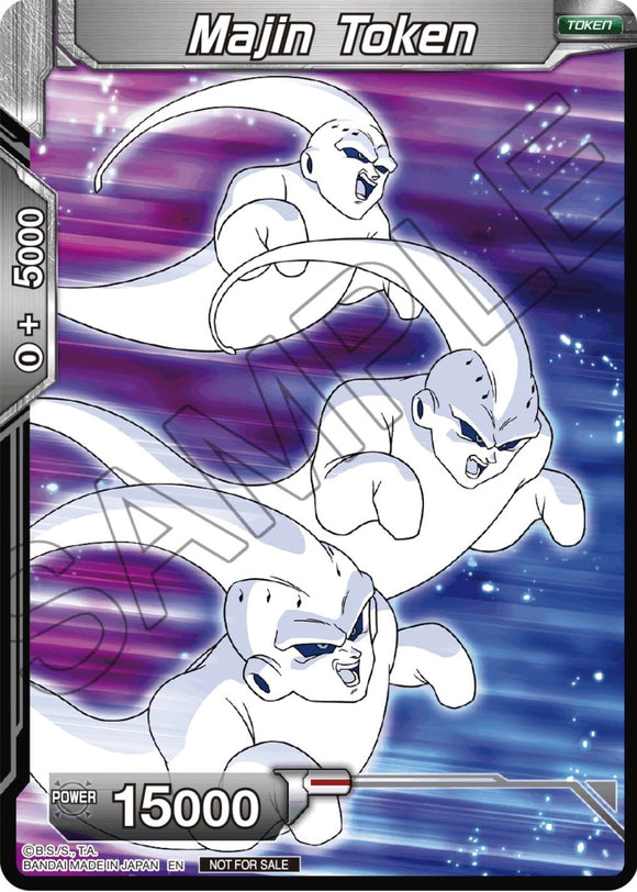 Majin Token (paquete de cartas de fichas de campeonato 2023 vol. 1) (lámina plateada) [Tarjetas de promoción de torneos] 