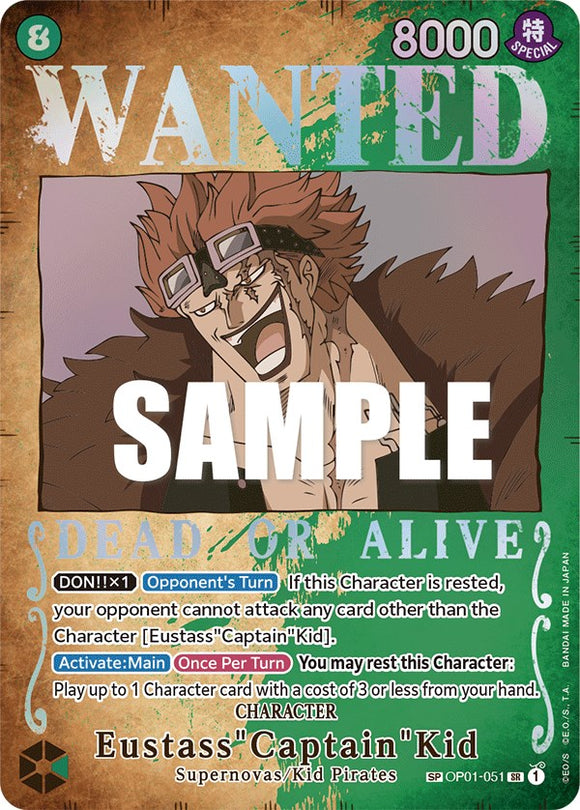 Eustass "Captain" Kid (Póster de búsqueda) [Pillars of Strength] 