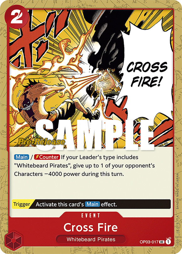 Cross Fire [Tarjetas de prelanzamiento de Pilares de la fuerza] 