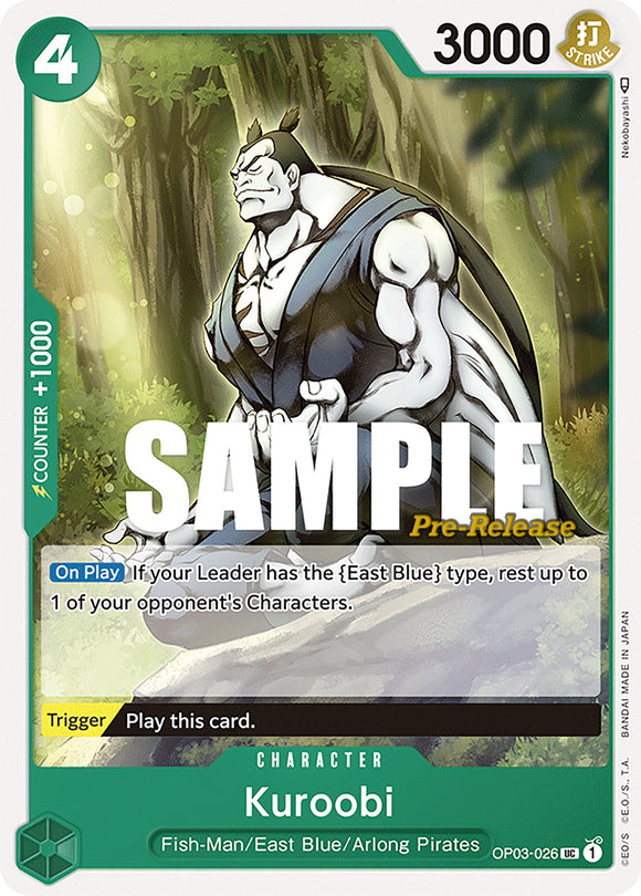 Kuroobi [Tarjetas de prelanzamiento de Pilares de la fuerza] 