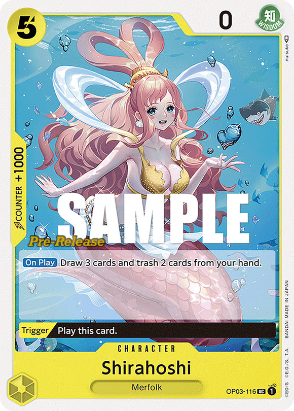 Shirahoshi [Tarjetas de prelanzamiento de Pilares de la fuerza] 