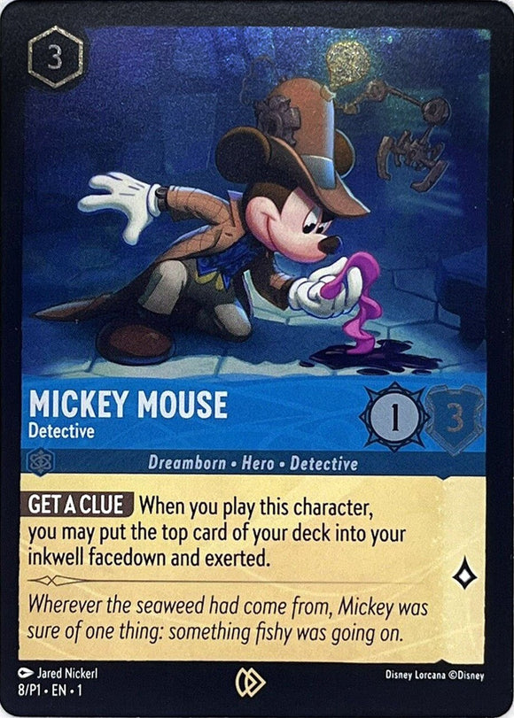 Mickey Mouse - Detective (8) [Tarjetas promocionales] 