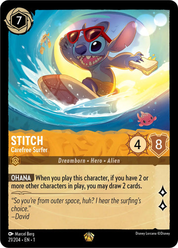 Stitch - Carefree Surfer (21/204) [El primer capítulo] 