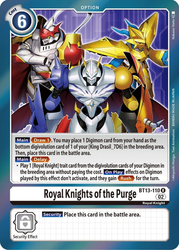 Caballeros Reales de la Purga [BT13-110] [Versus Royal Knights Booster] 