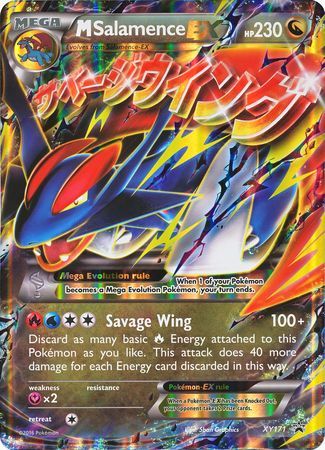 M Salamence EX (XY171) (Tarjeta gigante) [XY: Black Star Promos] 