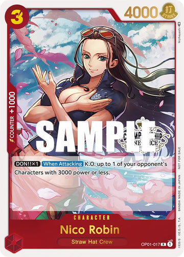 Nico Robin (paquete de participación en el campeonato de la tienda) [Tarjetas de promoción de One Piece] 
