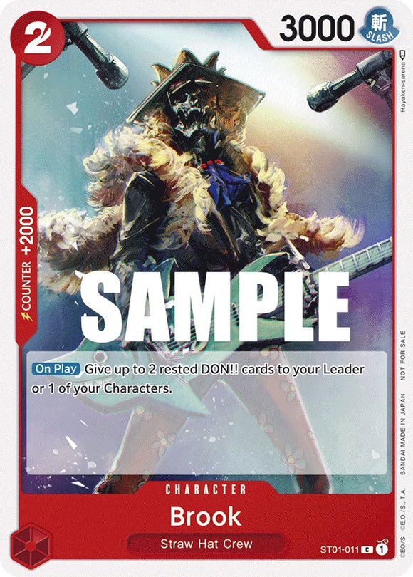 Brook (Paquete de torneo vol. 4) [Tarjetas promocionales de One Piece] 