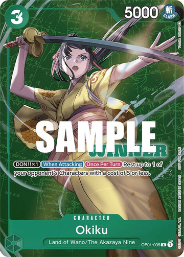 Okiku (Paquete de torneo vol. 4) [Ganador] [Tarjetas promocionales de One Piece] 