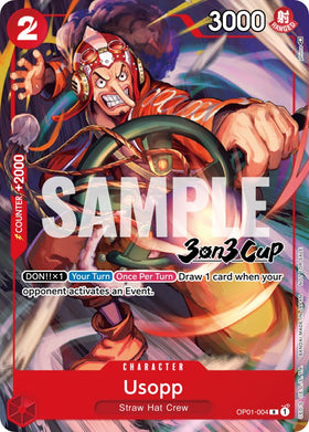 Usopp (Copa 3 contra 3) [Participante] [Tarjetas de promoción de One Piece] 
