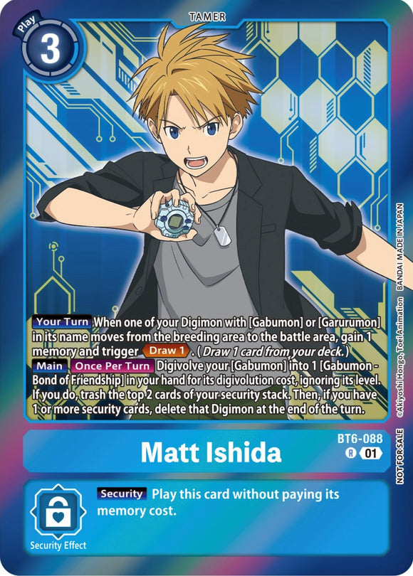 Matt Ishida [BT6-088] (Paquete de evento 5) [Promociones de doble diamante] 